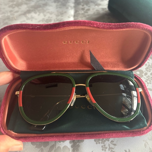 Gucci Web Aviator Sunglasses Frame - Picture 15 of 15